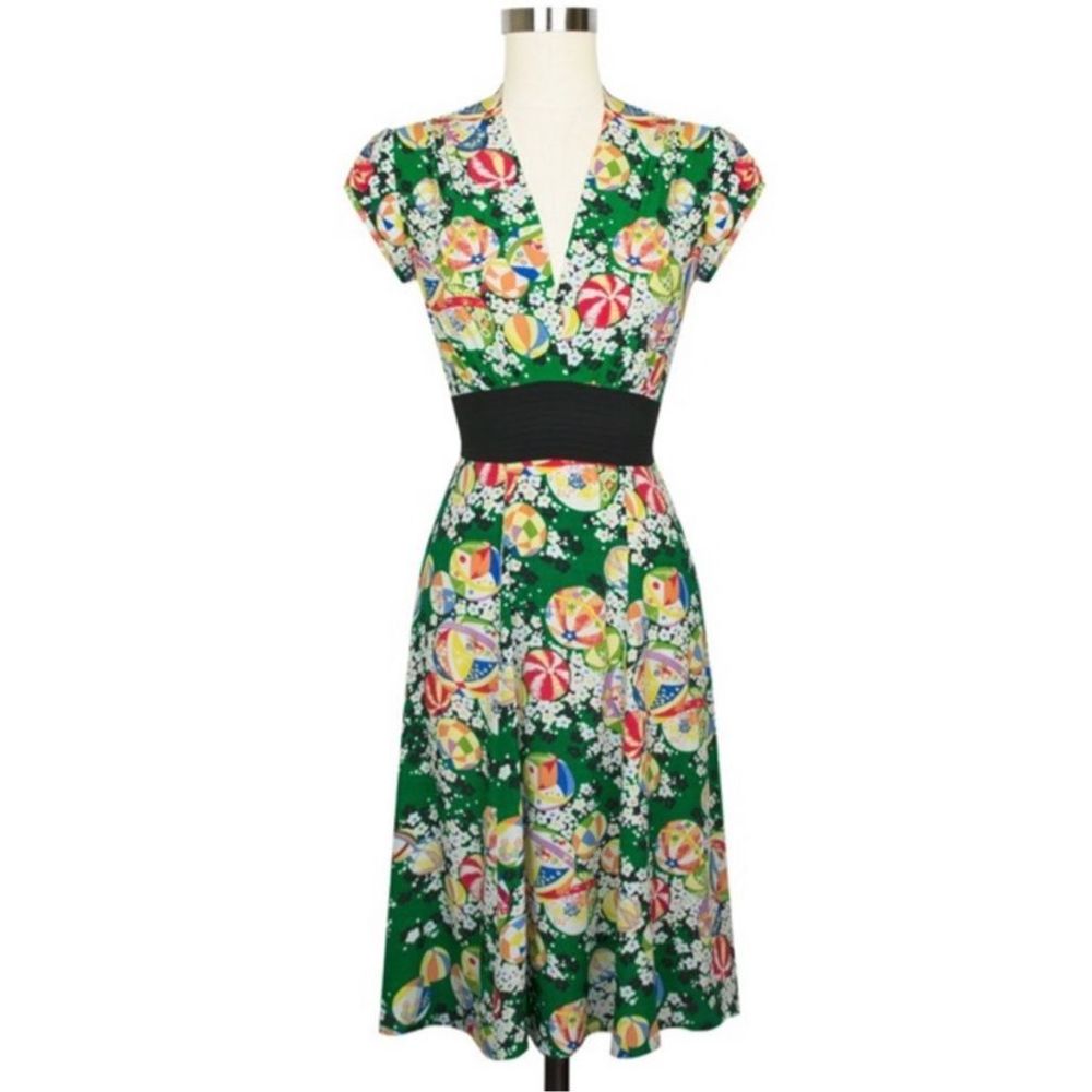 Trashy Diva Green Kimono Anna Dress